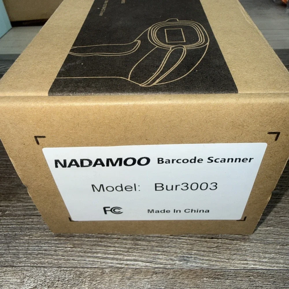 NADAMOO BUR3003 433MHz Wireless Barcode Scanner